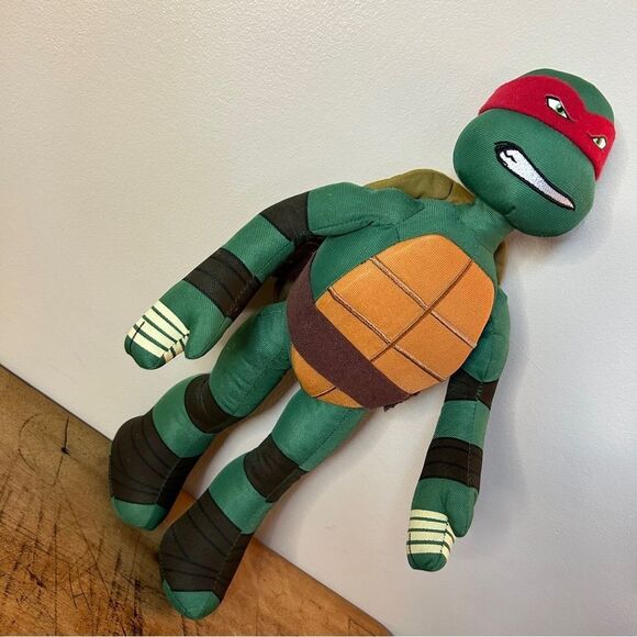 Teenage Mutant Ninja Turtles Red Raphael 18" Plush Doll Stuffed Animal Toy - Picture 5 of 6